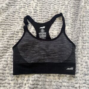 Avia Women's Black and Gray Sports Bra - New Without Tags